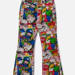 ERL Unisex Printed Denim Pants Unisex Printed Denim Pants