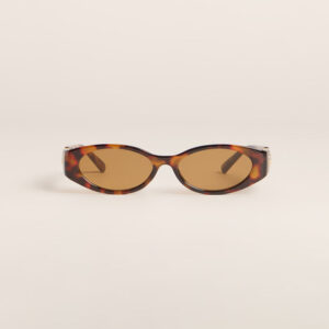 Windsor Unread Text Oval Sunglasses