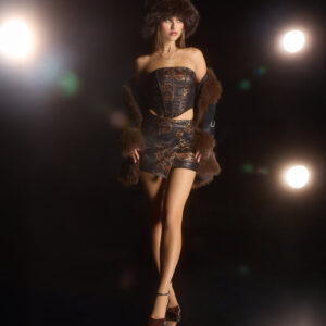 Untamed Energy Animal Print Mini Skirt