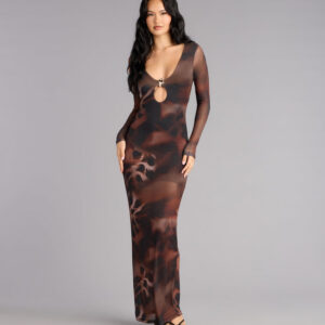 Windsor Untamed Glam Mesh Maxi Dress Untamed Glam Mesh Maxi Dress