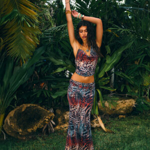 Untamed Vibes Animal Print Maxi Skirt