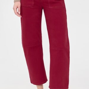 LE JEAN Utility Soft Barrel Mid Rise Jeans Utility Soft Barrel Mid Rise Jeans