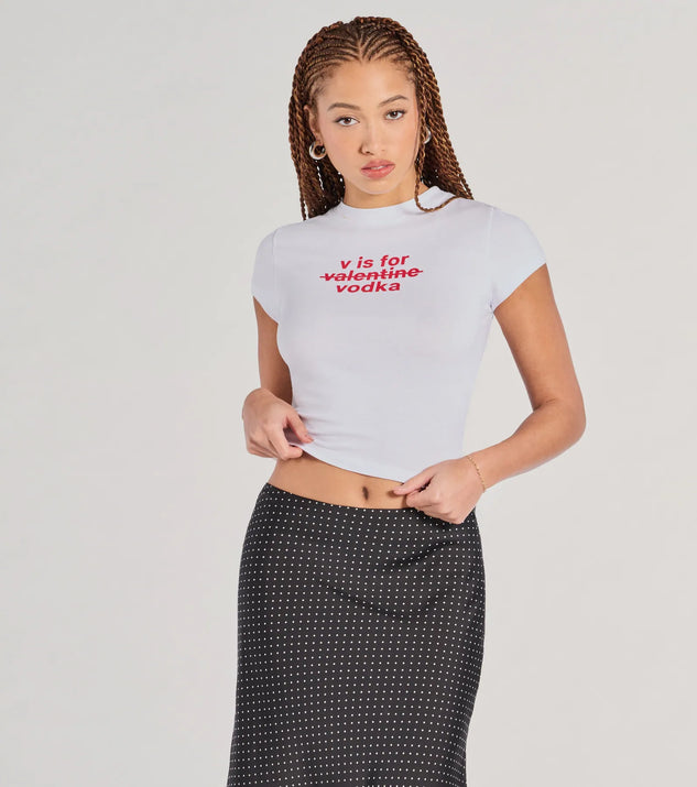 Windsor V Is For Vodka Graphic Tee