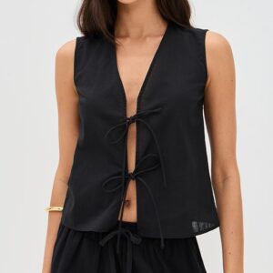 Playa Lucila V Neck Sleeveless Top