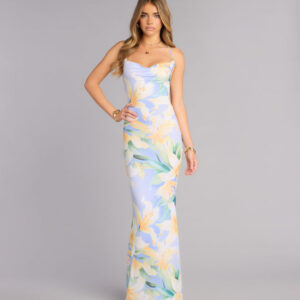 Windsor Vacation Coded Floral Maxi Dress Vacation Coded Floral Maxi Dress