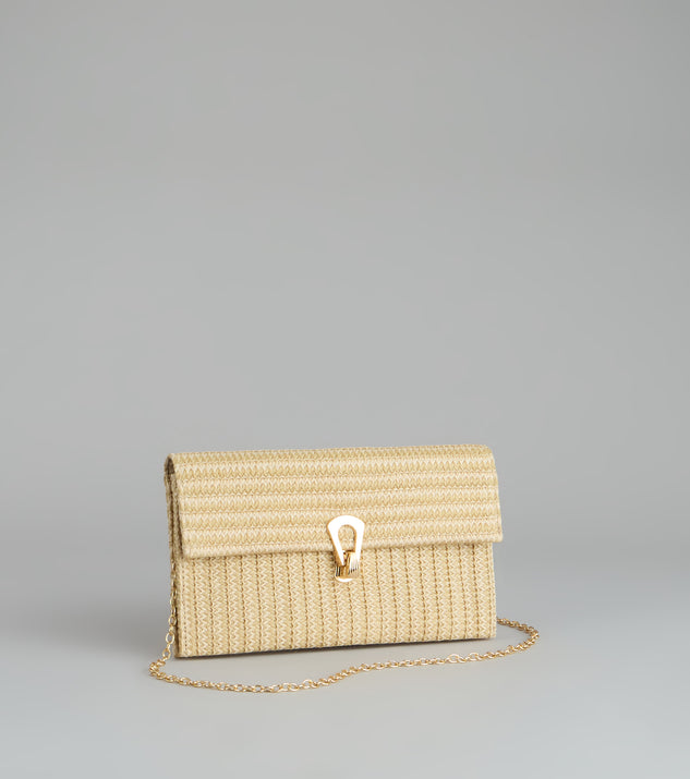 Windsor Vacation Mode Straw Clutch