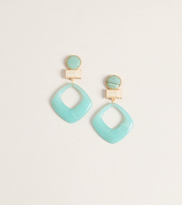 Windsor Vacation Pending Drop Hoop Earrings