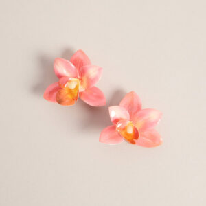 Vacay RSVP Tropical Flower Statement Earrings