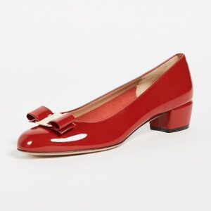 FERRAGAMO Vara Low Heel Pumps