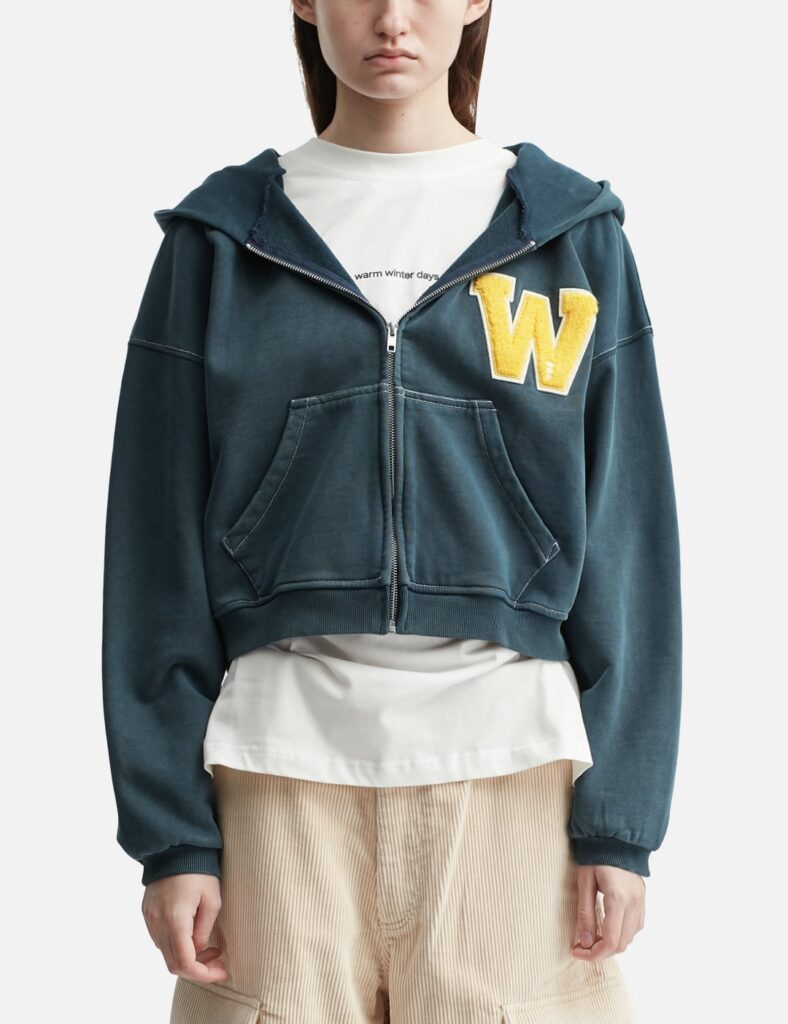 Varisty Zip Up Hoodie