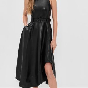 Vegan Leather Zelda Dress