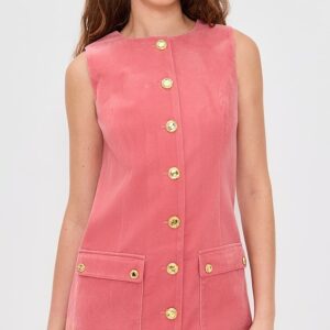English Factory Velvet Mini Dress