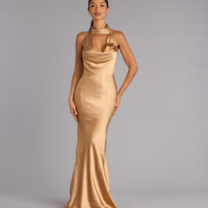 Vera Satin Mermaid Formal Dress