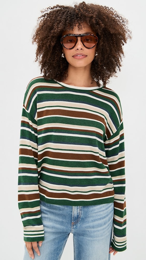 Little Lies Verity Stripe Top