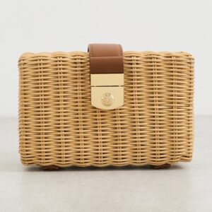 Veronica Beard Lock Box Trap Clutch