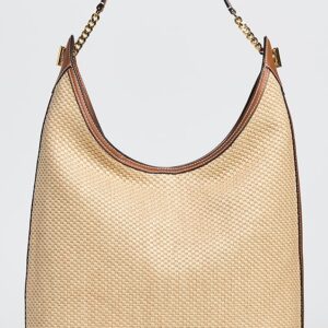 Veronica Beard Raffia Jour Bag