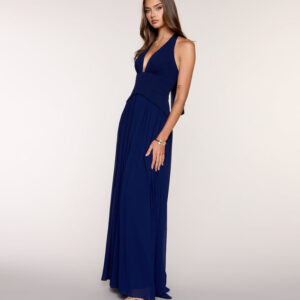 Veronica Crepe A-Line Formal Dress
