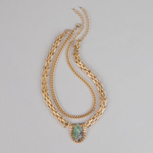Windsor Vibe Check Statement Stone Necklace Set Vibe Check Statement Stone Necklace Set