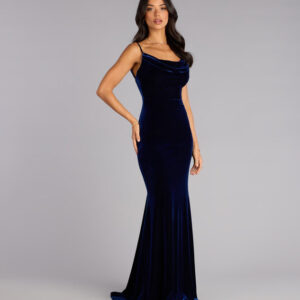 Windsor Victoria Velvet Mermaid Formal Dress Victoria Velvet Mermaid Formal Dress