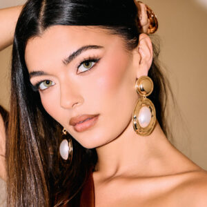 Vintage Glam Pearl Statement Earrings