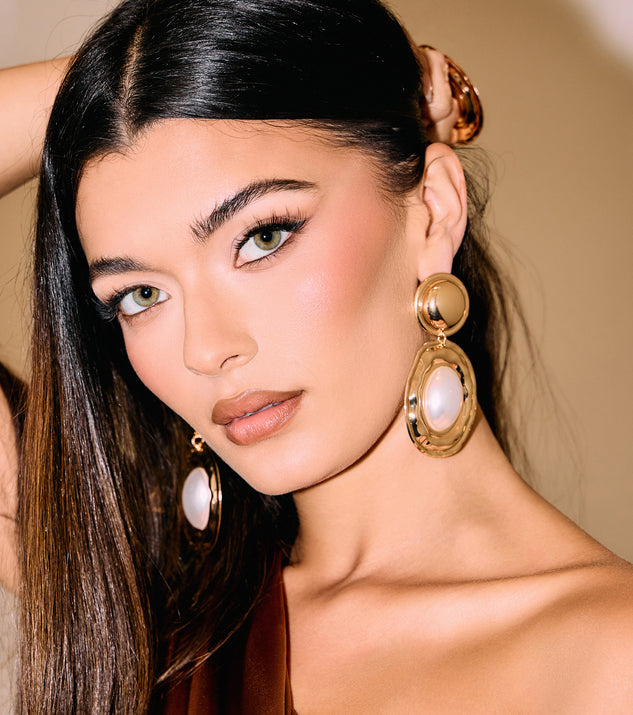 Windsor Vintage Glam Pearl Statement Earrings