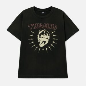 THUG CLUB Vintage Riding Skull T-Shirt Vintage Riding Skull T-Shirt