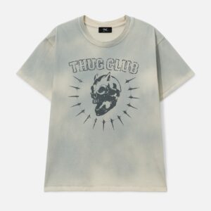 THUG CLUB Vintage Riding Skull T-Shirt Vintage Riding Skull T-Shirt