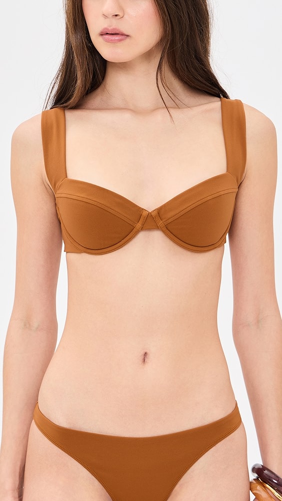 Reformation Viola Bikini Top