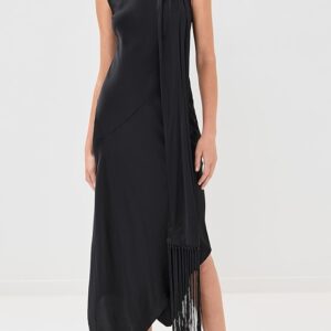 Acne Studios Viscose Soft Satin Tunic Dress Viscose Soft Satin Tunic Dress