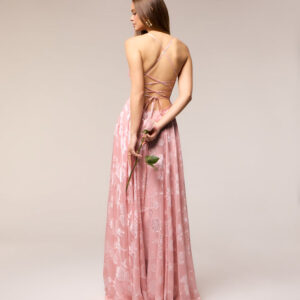 Windsor Vivienne Floral Brocade Lace-Up Dress Vivienne Floral Brocade Lace-Up Dress