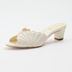 Reformation Waldena Block Heeled Mules