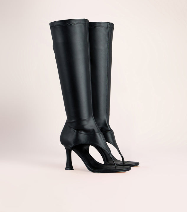 Windsor Walk The Line Thong Stiletto Boots