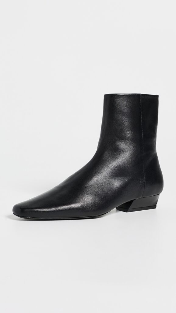 STAUD Wally Flat Ankle Boots