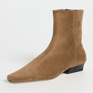 STAUD Wally Flat Ankle Boots