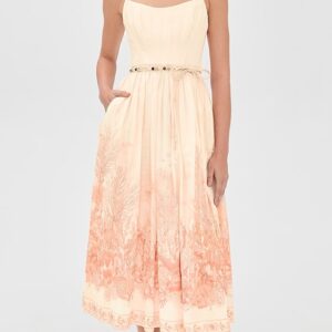 Zimmermann Wanderlust Corset Midi Dress