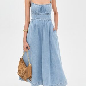 Zimmermann Wanderlust Denim Picnic Dress