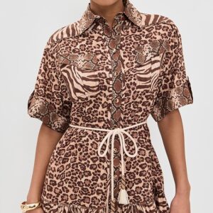 Zimmermann Wanderlust Lantern Mini Dress