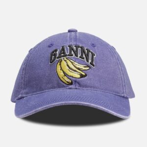 Ganni Washed Canvas Cap