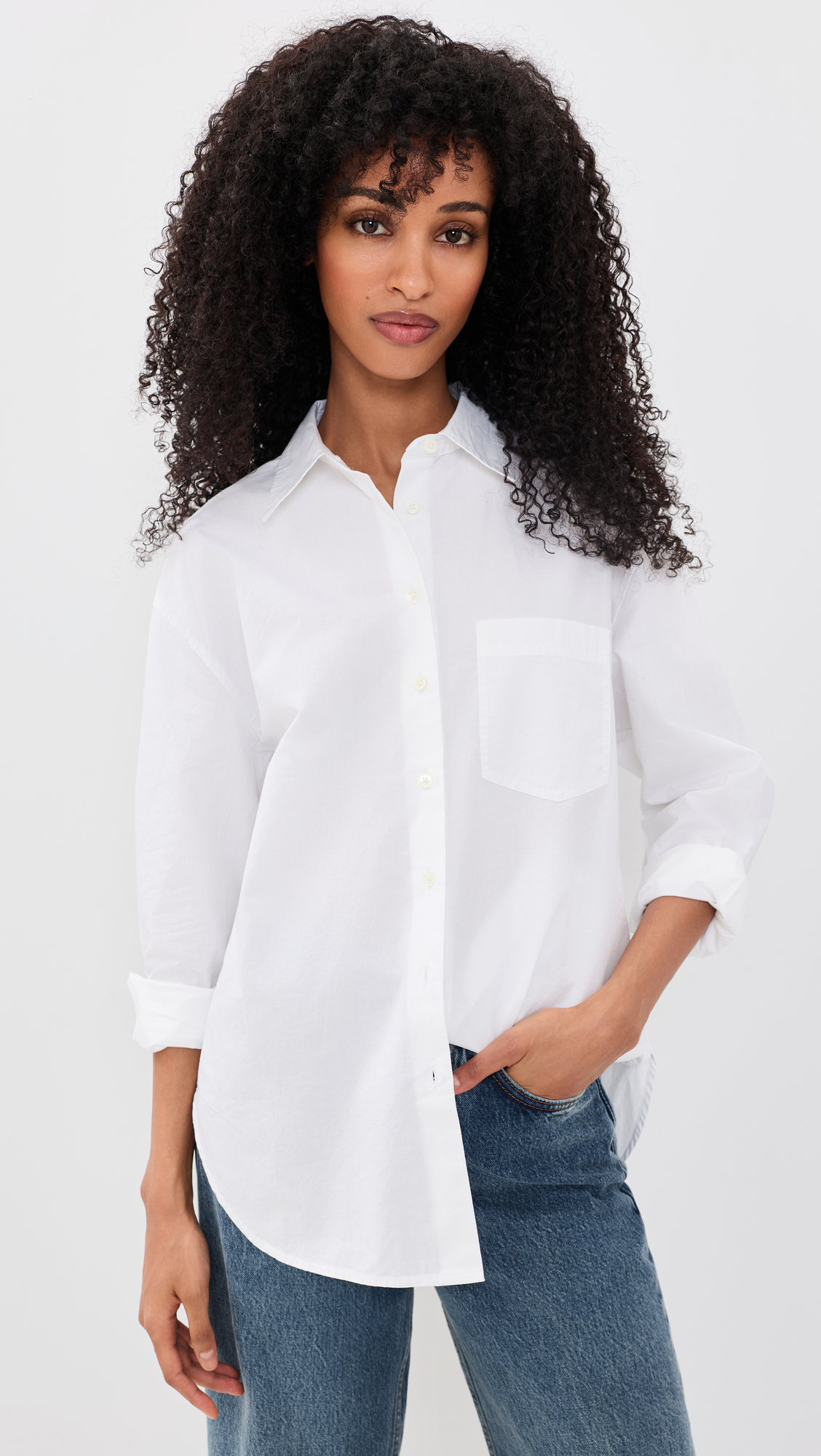 Madewell Washed Poplin Easy Shirt