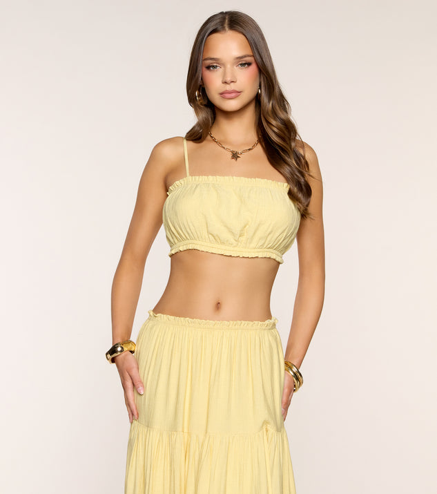 Windsor Weekend Breeze Crop Top