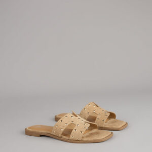 Weekend Style Studded Slide Sandals