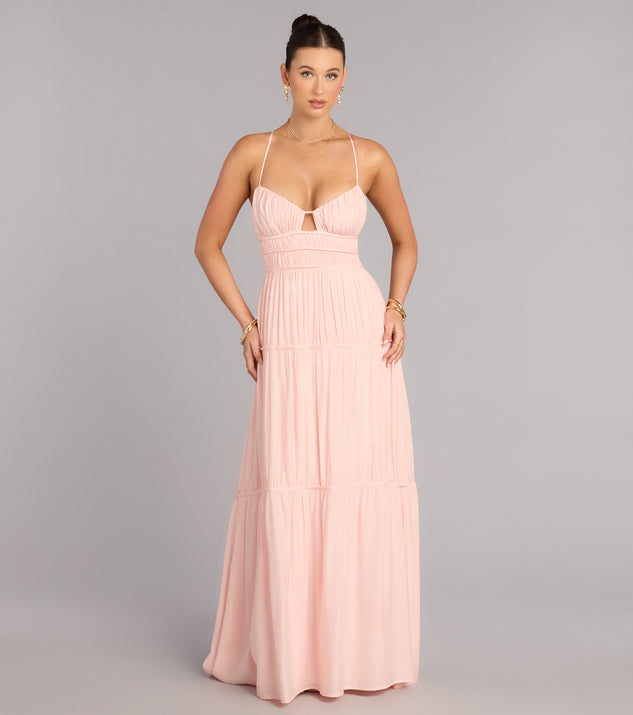 Windsor Weekend Wandering Open Back Maxi Dress