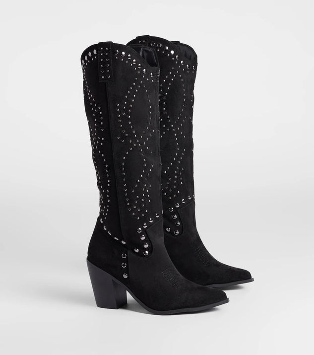 Windsor Western Edge Studded Cowboy Boots