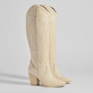 Western Flair Under-The-Knee Boots