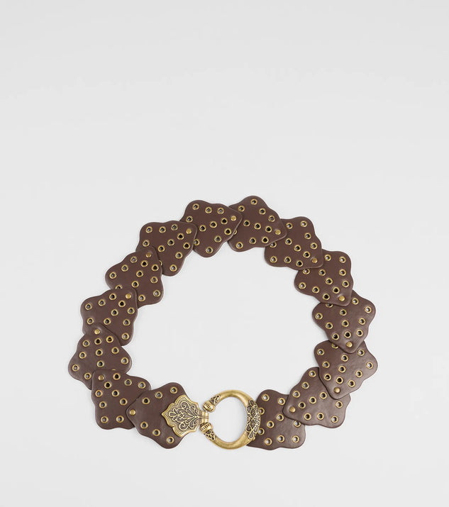 Windsor Western Mood Statement Buckle Medallion Belt