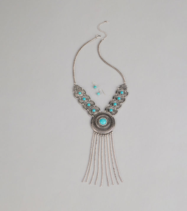 Windsor Western Trails Necklace And Earrings Set
