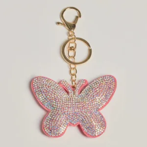 Windsor Whimsical Rhinestone Butterfly Bag Charm Whimsical Rhinestone Butterfly Bag Charm