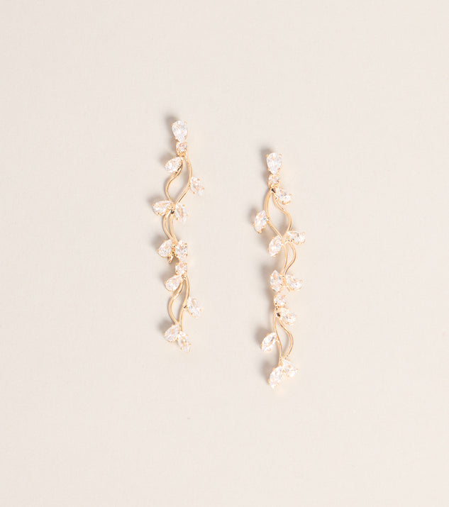 Windsor Whisper Shine Leaf Earrings