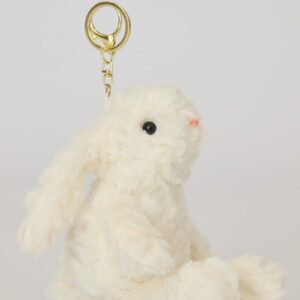 Ally Fashion White Rabbit Keychain Bag Charm