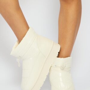 Ally Fashion White Snow Boots